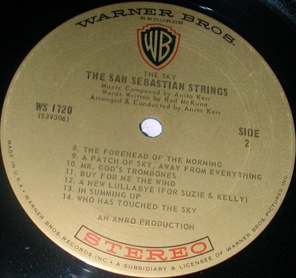 The San Sebastian Strings : The Sky (LP, Album)