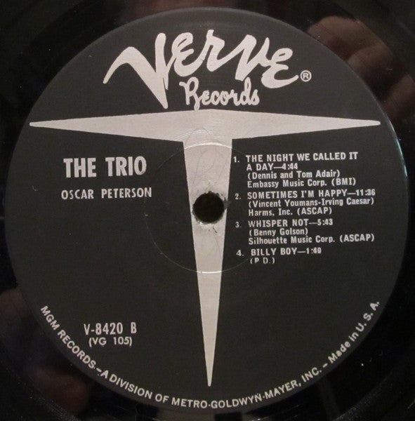 The Oscar Peterson Trio : The Trio (Live From Chicago) (LP, Album, Mono)