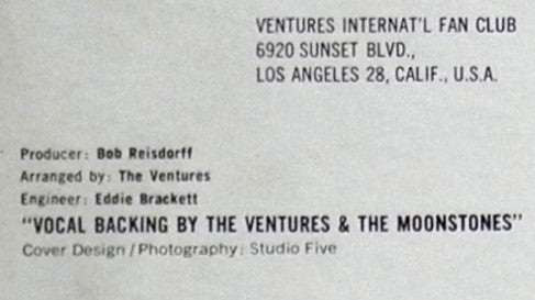 The Ventures : Let's Go (LP, Album, RE)