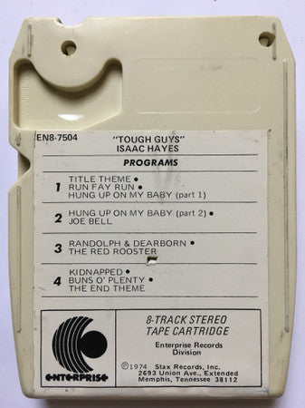 Isaac Hayes : Tough Guys (8-Trk, Album)