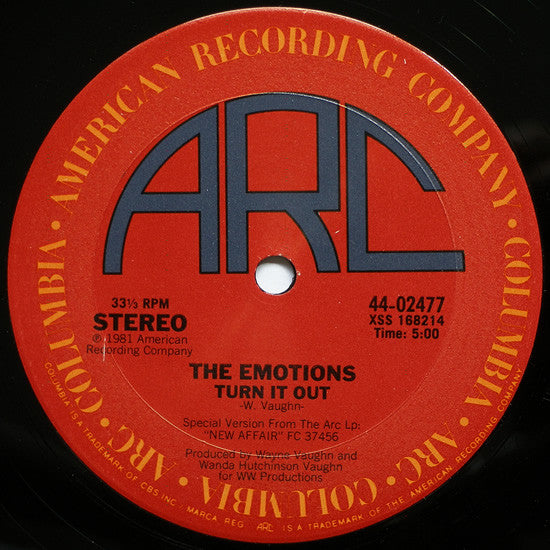The Emotions : Turn It Out (12")