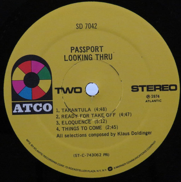 Passport (2) : Looking Thru (LP, Album, RE, PR)