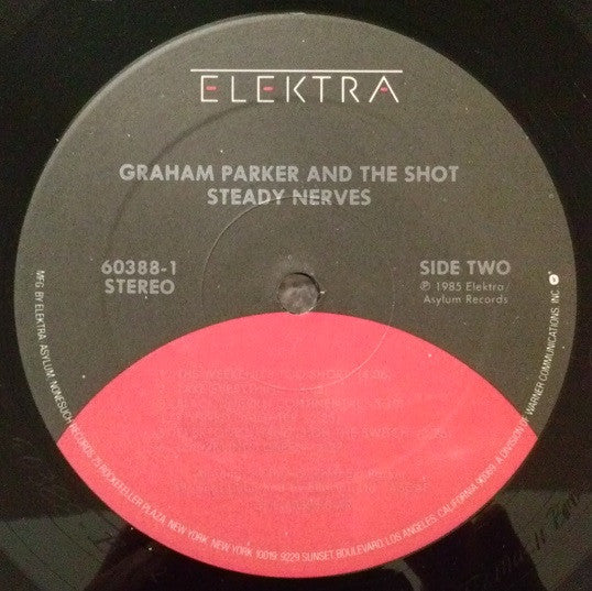 Graham Parker And The Shot : Steady Nerves (LP, Album, AR )