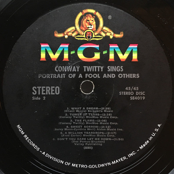 Conway Twitty : Portrait Of A Fool (LP, Album)