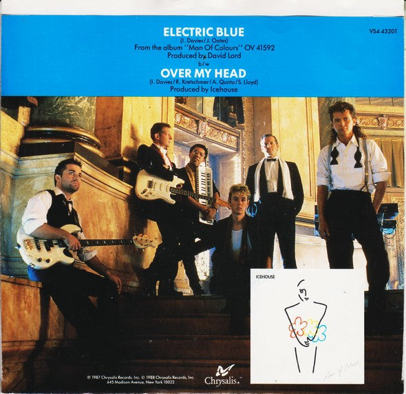 Icehouse : Electric Blue (7", Single, Styrene, Car)