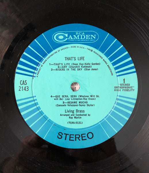 Living Brass : That's Life (LP, Hol)