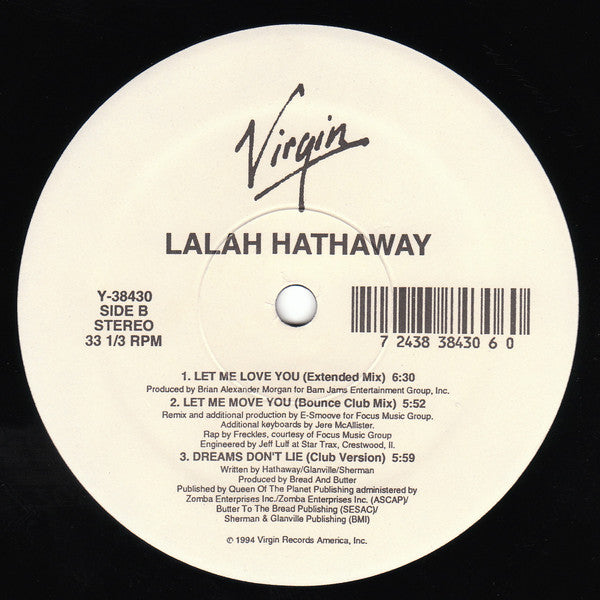 Lalah Hathaway : Let Me Love You (12")