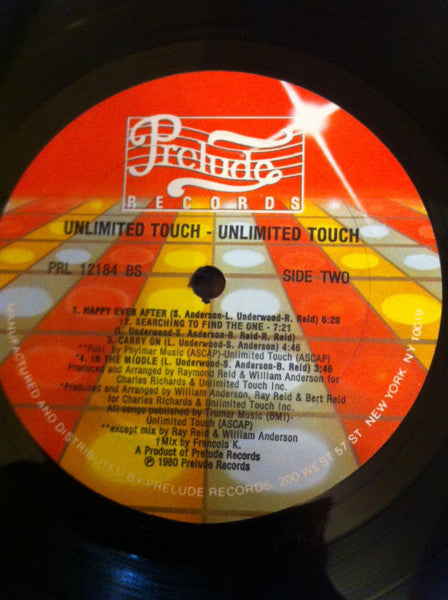Unlimited Touch : Unlimited Touch (LP, Album)