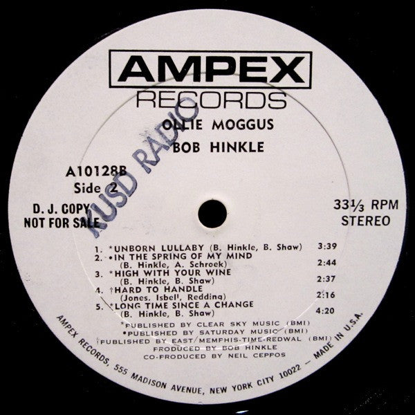 Bob Hinkle : Ollie Moggus (LP, Album, Promo)
