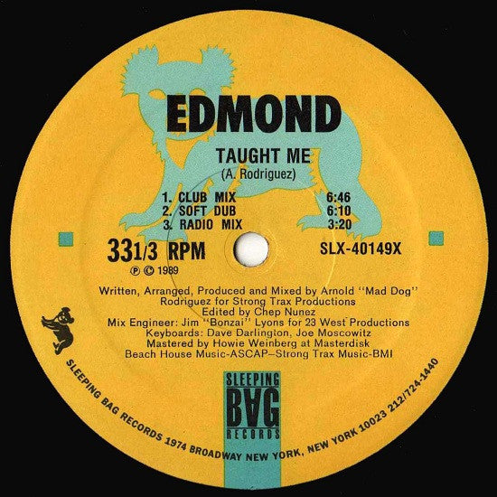 Edmond : Taught Me (12")