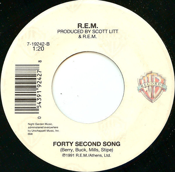 R.E.M. : Shiny Happy People / Forty Second Song (7", Single)