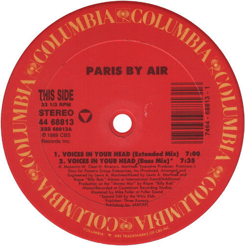 Paris By Air : Voices In Your Head (12")