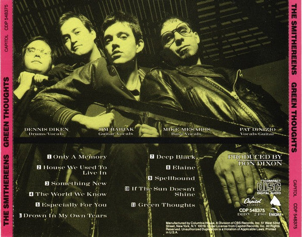 The Smithereens : Green Thoughts (CD, Album, Club)