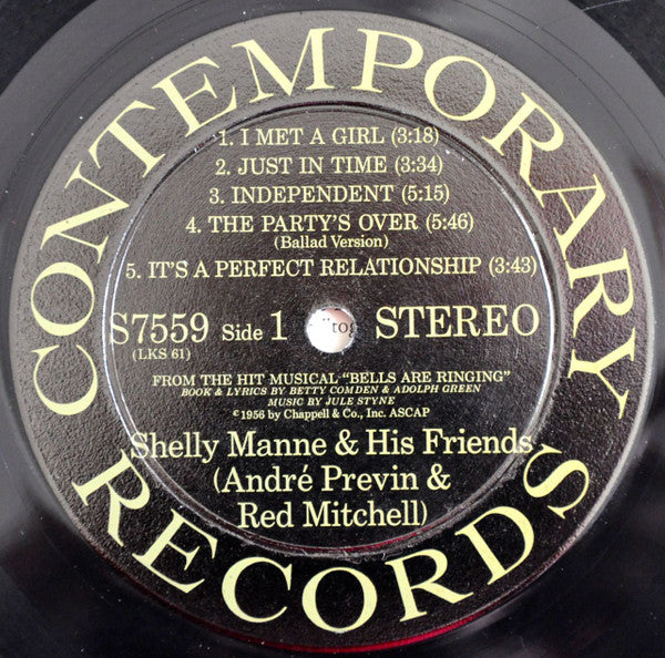 Shelly Manne & His Friends, André Previn & Red Mitchell : Bells Are Ringing (LP, Album)