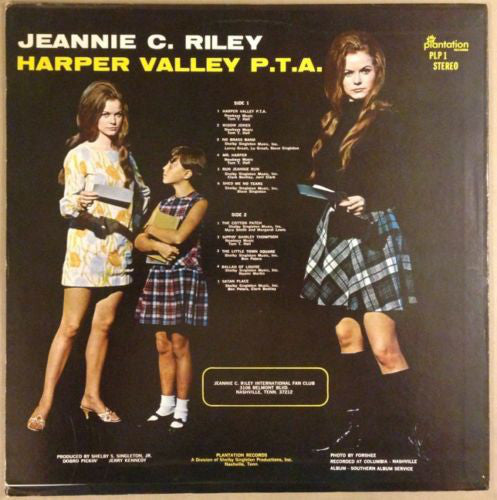 Jeannie C. Riley : Harper Valley P.T.A. (LP, Album, RE, Ter)