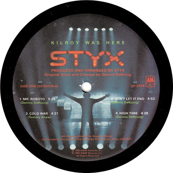 Styx : Kilroy Was Here (LP, Album, Mon)