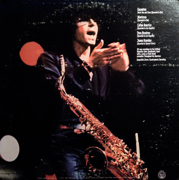 Gato Barbieri : Chapter Two: Hasta Siempre (LP, Album, Quad, Ter)