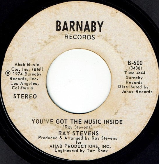 Ray Stevens : The Streak (7", Styrene, Pre)