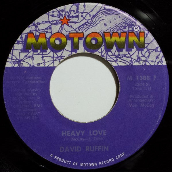 David Ruffin : Love Can Be Hazardous To Your Health (7", Single)