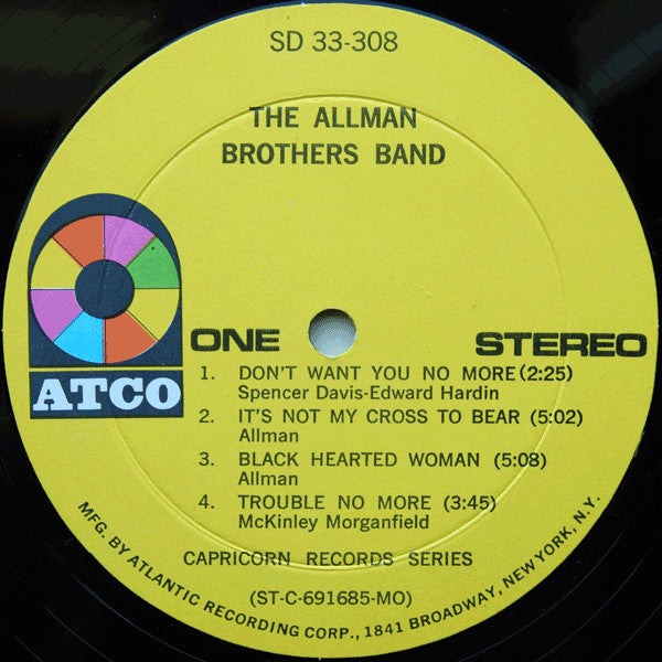 The Allman Brothers Band : The Allman Brothers Band (LP, Album, MO )