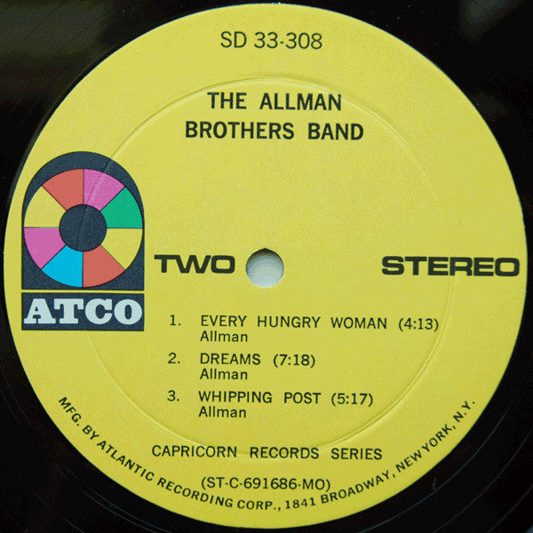 The Allman Brothers Band : The Allman Brothers Band (LP, Album, MO )