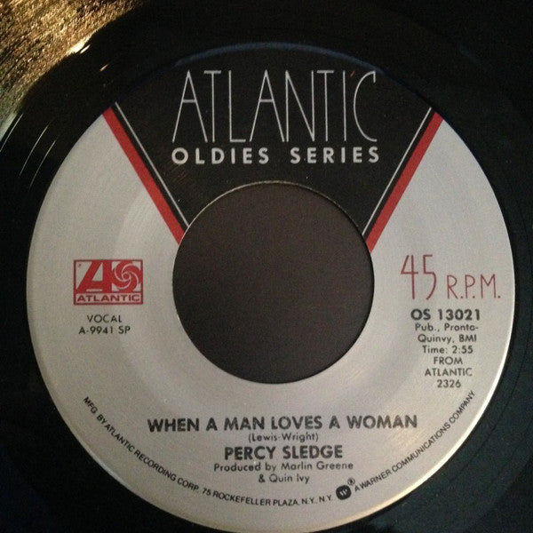 Percy Sledge : When A Man Loves A Woman / Cover Me (7")