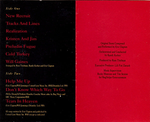 Eric Clapton : Music From The Motion Picture Soundtrack Rush (Cass, Album)