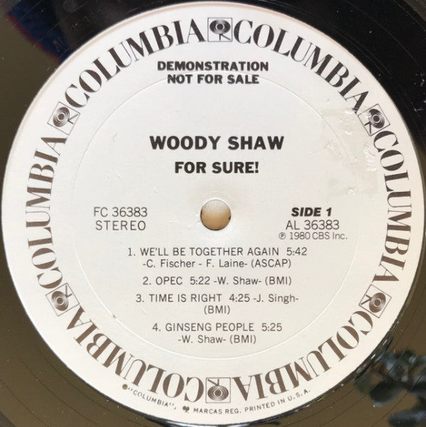 Woody Shaw : For Sure! (LP, Album, Promo)