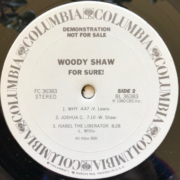 Woody Shaw : For Sure! (LP, Album, Promo)