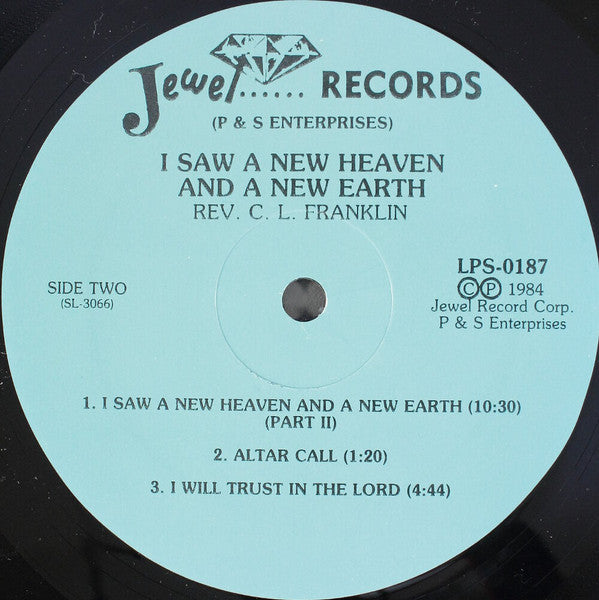 Rev. C.L. Franklin* : I Saw A New Heaven And A New Earth (LP)