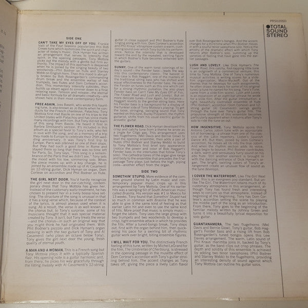 Tony Mottola : Lush, Latin & Lovely (LP, Album)
