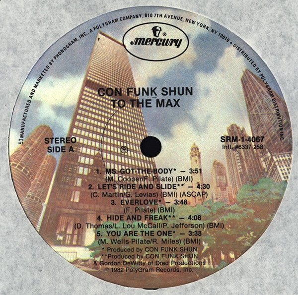 Con Funk Shun : To The Max (LP, Album, Ha)