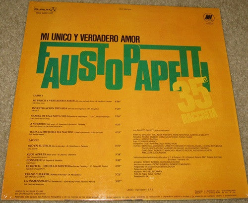 Fausto Papetti : 35a Raccolta - My One And Only Love (LP, Album)