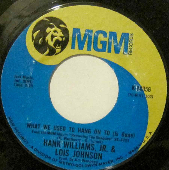 Hank Williams Jr. And Lois Johnson (2) : Send Me Some Lovin' (7", Single)