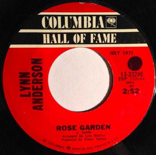 Lynn Anderson : Rose Garden / You're My Man (7", Single)