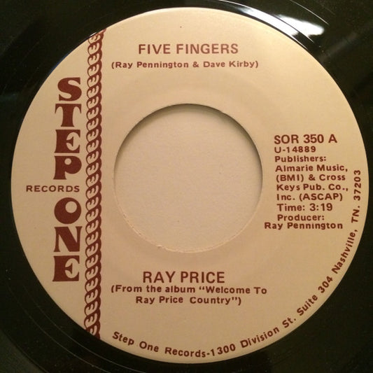 Ray Price : Five Fingers (7", Single)