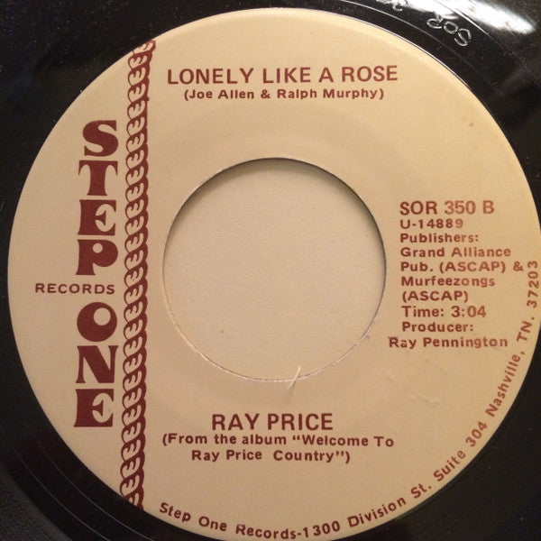 Ray Price : Five Fingers (7", Single)