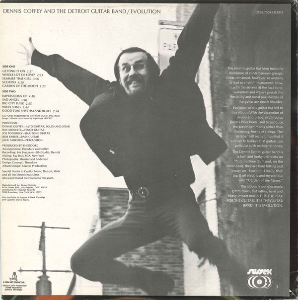 Dennis Coffey And The Detroit Guitar Band : Evolution (LP, Album, ARP)