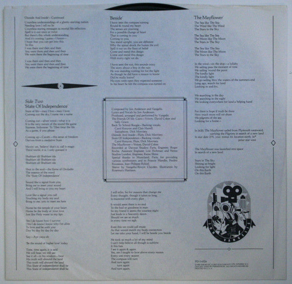 Jon And Vangelis* : The Friends Of Mr. Cairo (LP, Album, 53-)