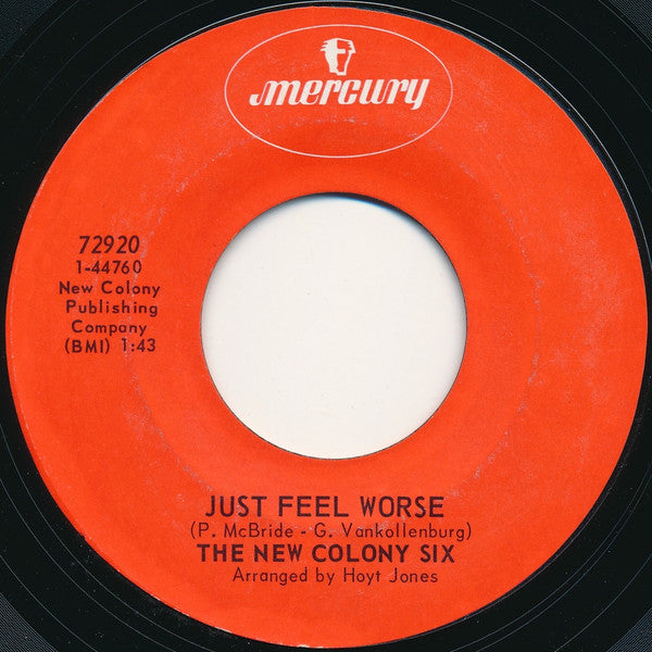 The New Colony Six : I Could Never Lie To You / Just Feel Worse (7", Single)