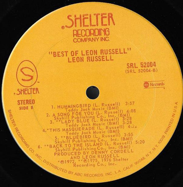 Leon Russell : Best Of Leon (LP, Comp, Ter)