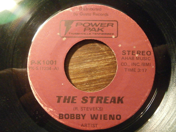 Bobby Wieno Vs. Arnelle Smalley : The Streak / Delta Dawn (7", Single)