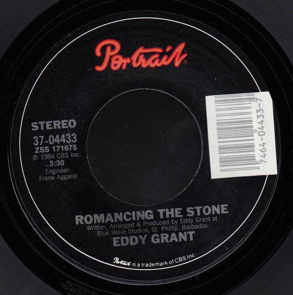 Eddy Grant : Romancing The Stone (7", Single, Styrene)