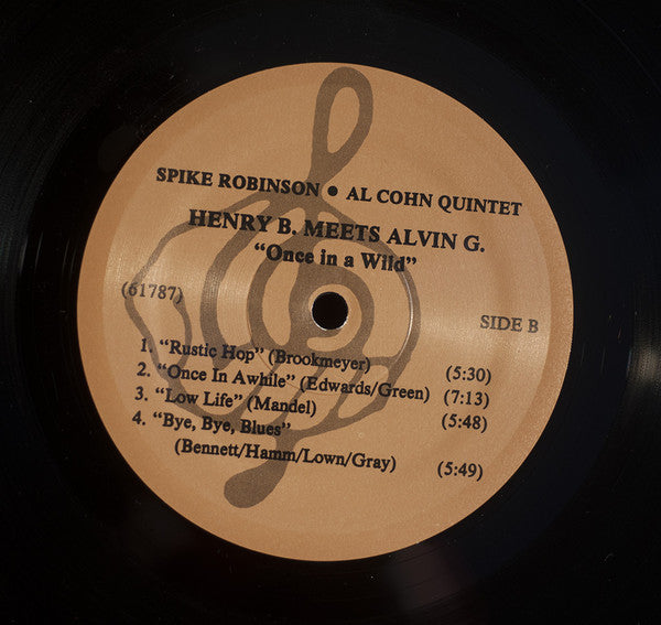 Spike Robinson · Al Cohn Quintet : Henry B. Meets Alvin G. "Once In A Wild" (LP, Album)