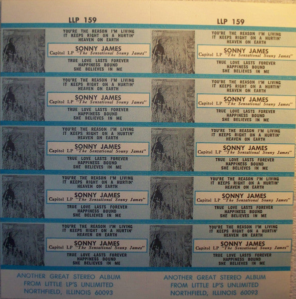 Sonny James : The Sensational Sonny James (7", Jukebox)