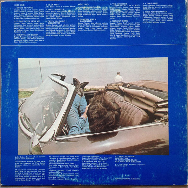 John Prine : Sweet Revenge (LP, Album, RP, RI)