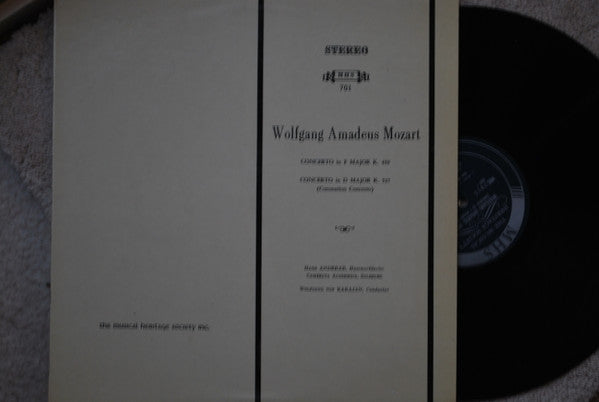 Wolfgang Amadeus Mozart, Hans Andreae, Camerata Academica Salzburg, Wolfgang von Karajan : Concerto K. 459 & K. 537 (LP, Album)