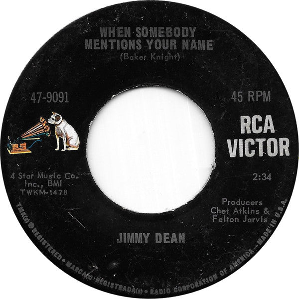 Jimmy Dean : Sweet Misery (7", Single, Ind)