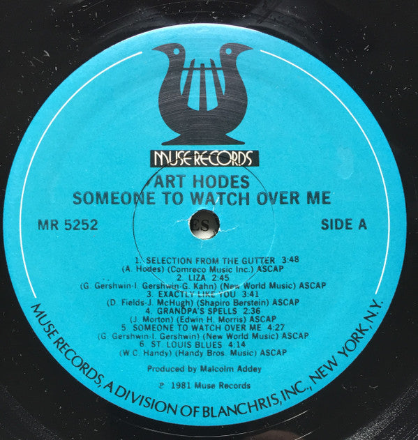 Art Hodes : Someone To Watch Over Me (Live At Hanratty's) (LP, Album)