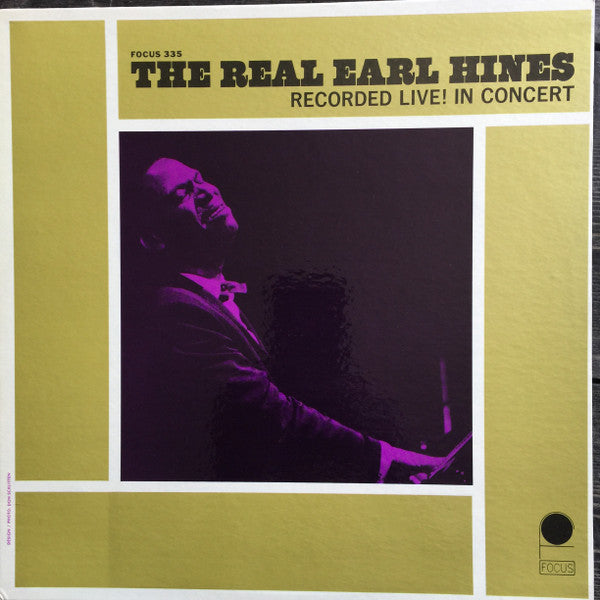 Earl Hines : The Real Earl Hines - Recorded Live! In Concert (LP, Mono)